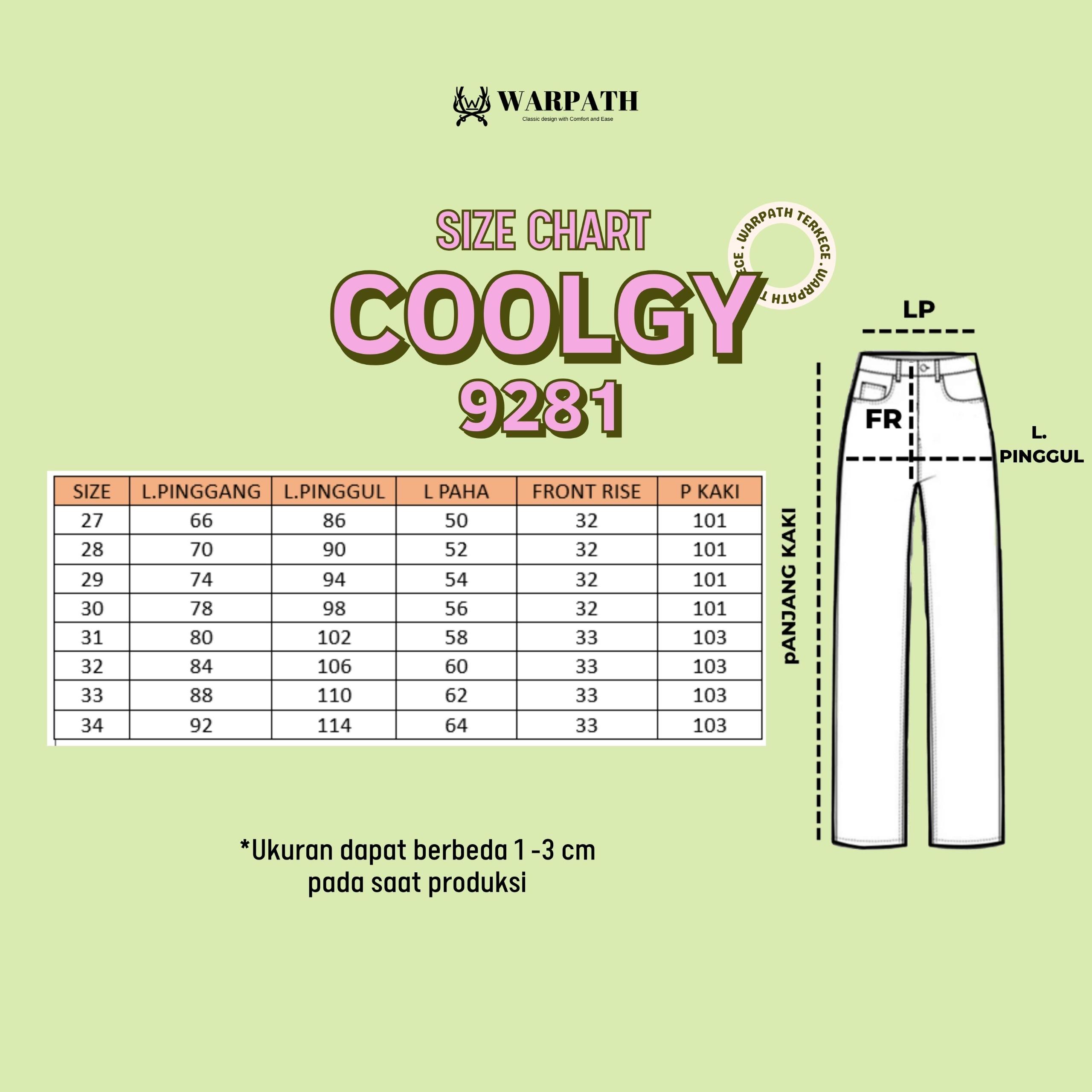 WARPATH - Highwaist Kulot Jeans Vintage Baggy Loose Retro Celana Wanita Nyaman Non Stretch COOLGY 9281