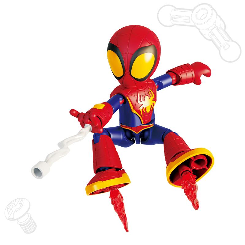 Mainan Blokees Figures-Spider Man AL02, Lisensi Asli, Black Panther - T'Challa, Hulk Toys spiderman robot action 6