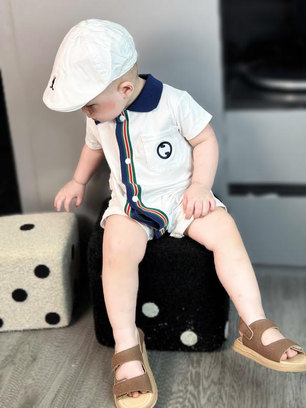 [BÉ NHẤT NHÀ]-Body Polo Cotton kẻ sọc công tử cho bé chất cotton mềm mịn co dãn 4 chiều 3