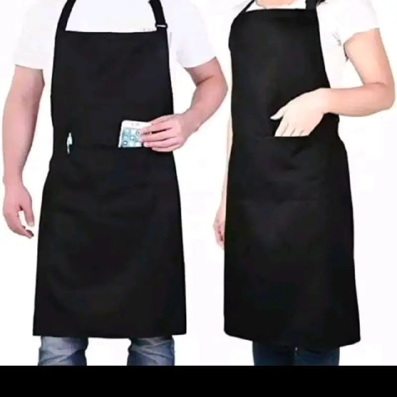 apron kitchen chef barista masak celemek dapur pria dan wanita Kain 0