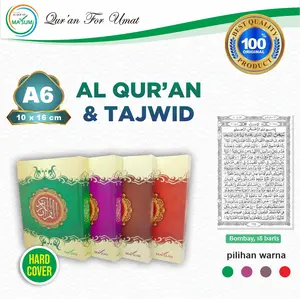 Al Quran A6 10x16 cm Non Terjemah Murah Cocok Untuk Wakaf Tersedia Berbagai Varian Warna
