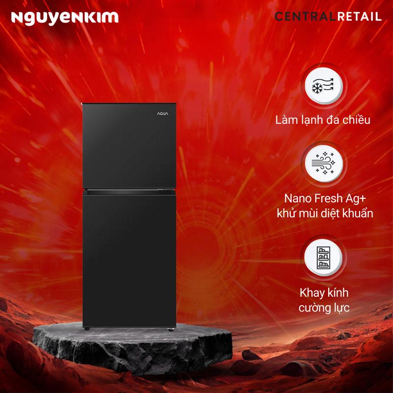 BigBang Tủ lạnh Ngăn đá trên Aqua 130 lít AQR-T160FA BS