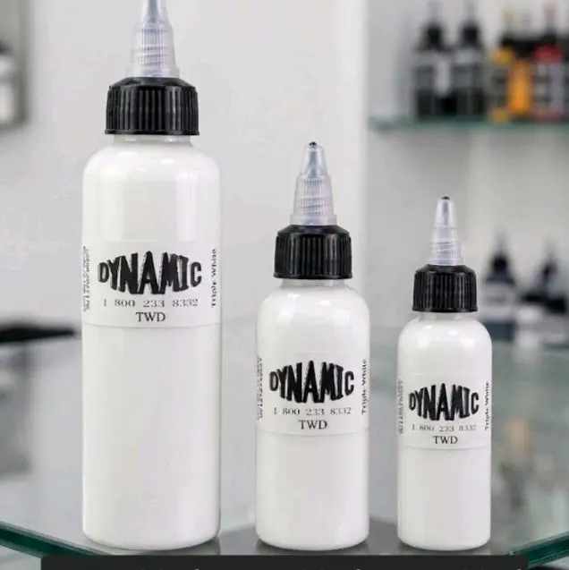 Dynamic Tinta Tato Putih TWD 30ml 60ml 100ml Starburst Colors Kualitas Hebat Tahan Lama untuk Seni Wajah