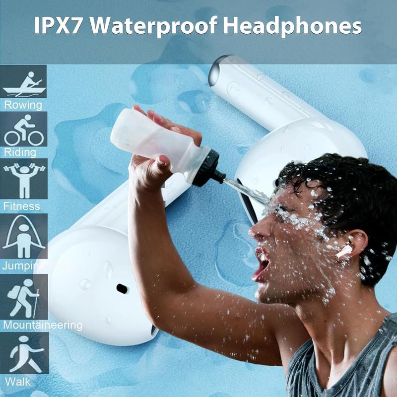 JBL D30 TWS Game Warrior X9D Headset Bluetooth Koneksi Cepat - Latensi Rendah Ketelitian Tinggi Desain Tahan Air In-Ear Putih 2