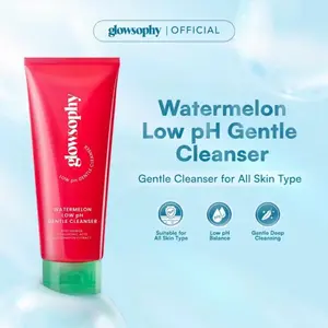 Glowsophy Watermelon Low pH Gentle Cleanser sabun cuci muka facial wash All Skin Type membersihkan kulit