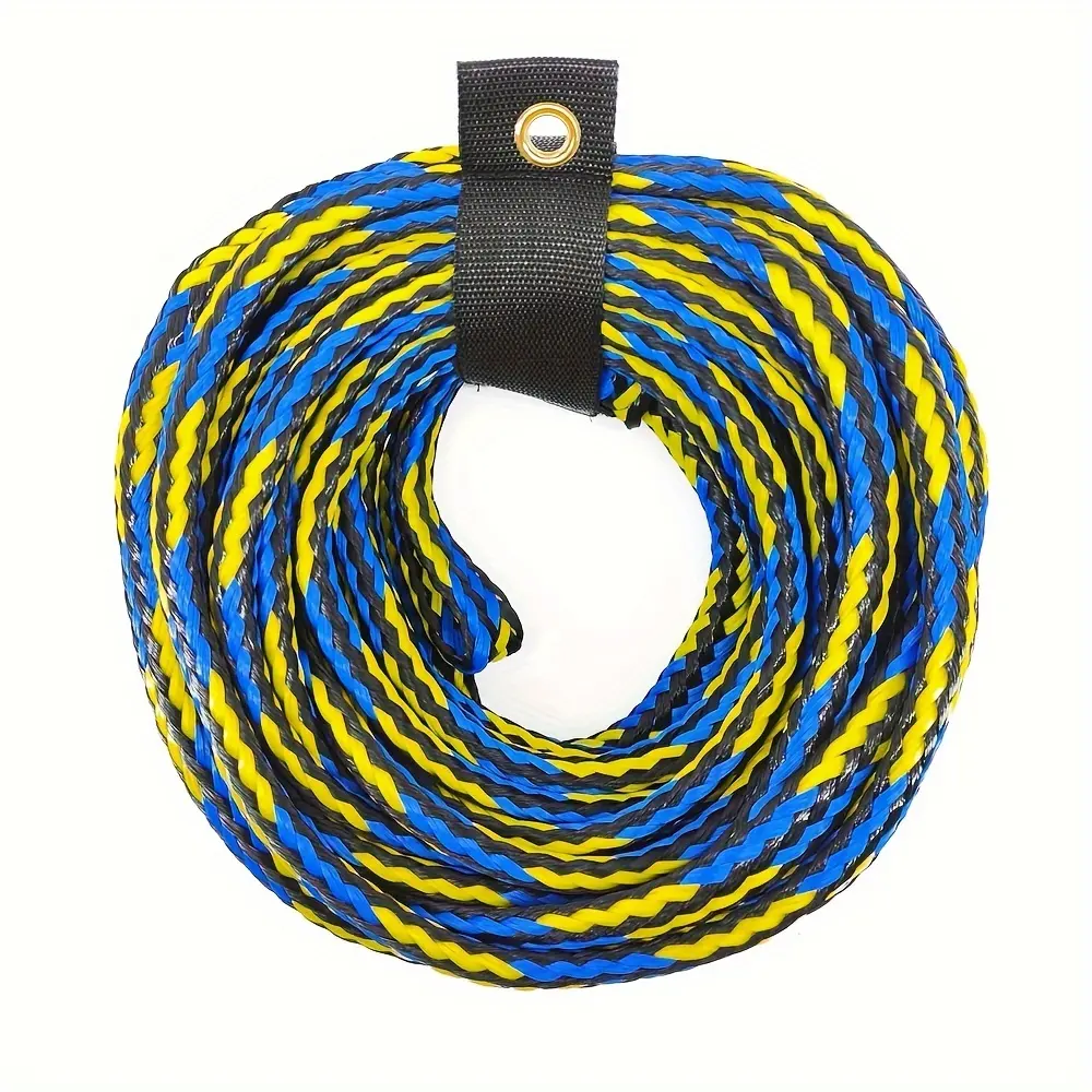 Dây thừng kéo xe, Dây ống kéo 1-4 người lái, Sức bền đứt 4.150lb, Phần kép, Chiều dài 59ft, Màu ngẫu nhiên