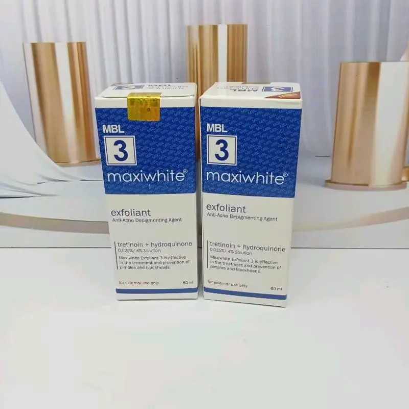 TONER MAXIWHITE MBL 3 EXFOLIANT 60ML KWALITAS ORIGINAL 4