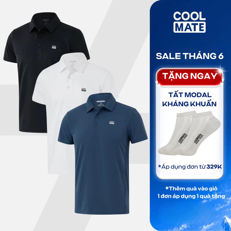 TOP Combo 03 Áo Polo thể thao nam ProMax S1 Logo thoáng khí Coolmate