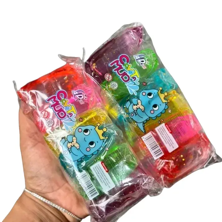 6PCS SLIM KRISTAL MUD JELLY / MAINAN SLIME BANTAL