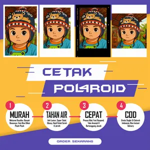 Cetak Foto 8R Pol4roid Custom