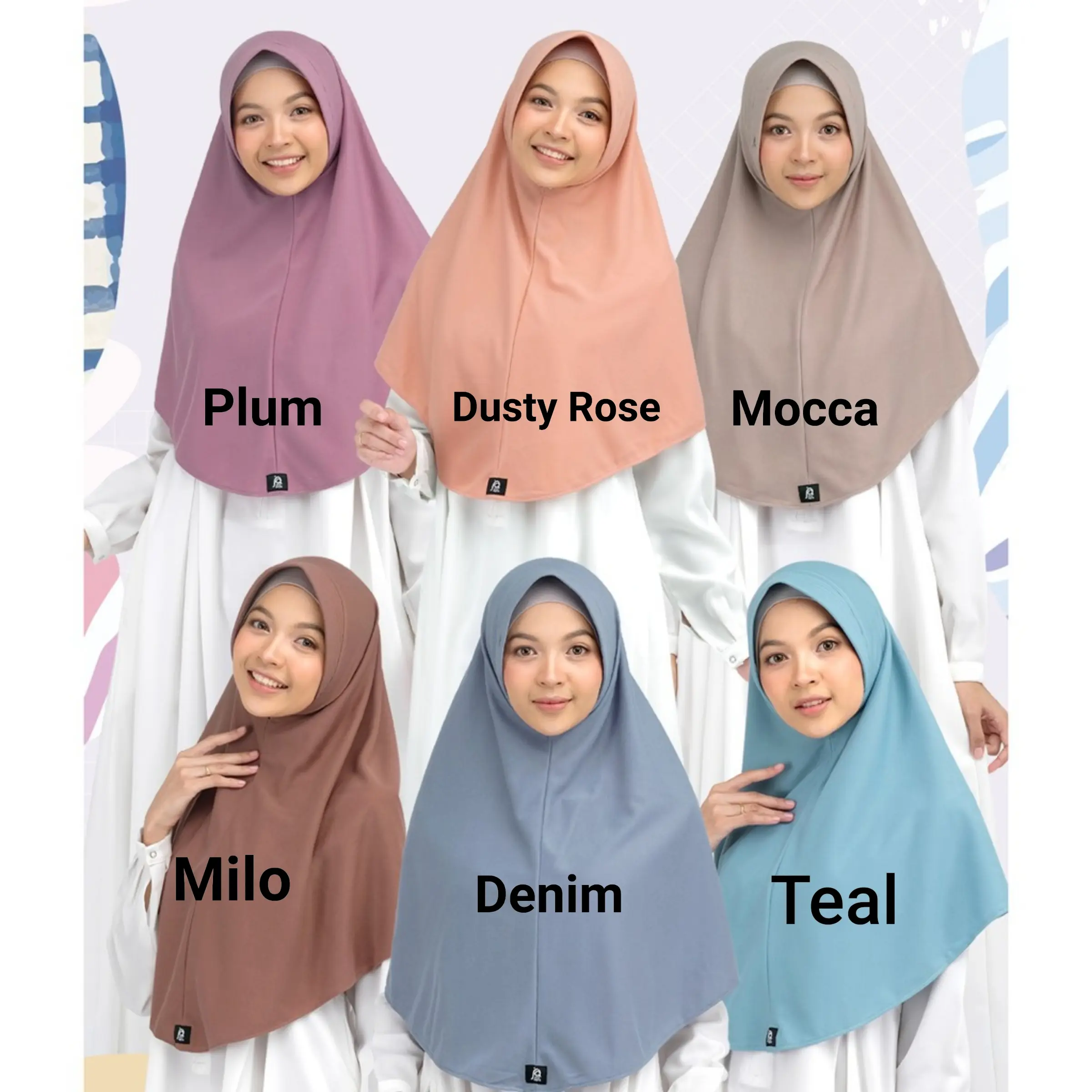 JILBAB ARFA AMIRA - BERGO PED ANTEM -  M L XL JUMBO