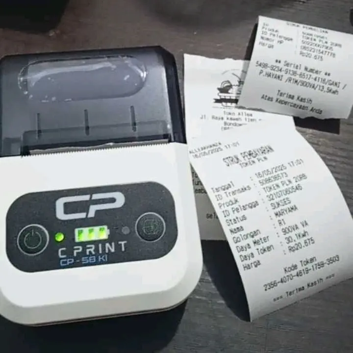 Printer thermal / Printer Bluetooth Thermal Kasir 58mm CP-58KI Wireless Garansi 2 Tahun Label / printer kasir / printer bluetooth / printer wireless / printer portable / printer mini / printer mobile