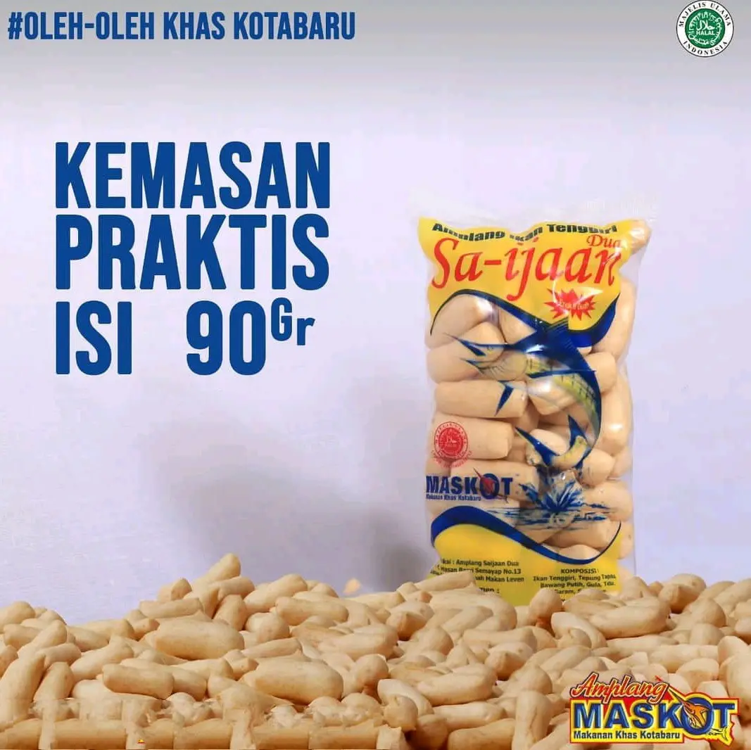Amplang Sa-ijaan Khas Kotabaru Kemasan 90gr.