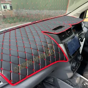 Interior Mobil Cover Dashboard Mobil Avanza Motif Diamond Wajik untuk Toyota & Daihatsu Avanza & Xenia Mudah Dibersihkan Car