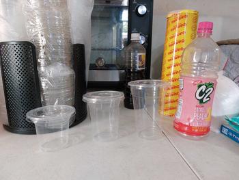Product Review of [50pcs / 100pcs] Plastic PP Y Cup with Lids SET! (8oz, 12oz, 16oz, 22oz) 95mm for Milktea Plastic Cups from e**e 1