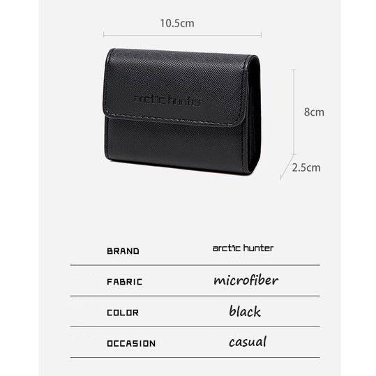 Product Introduction of Arctic Hunter Card Holder 12 slots Men Wallet Credit Card Genuine Leather Quality Short Wallet Dompet Beg Duit Small Wallet Bags Button Mini 15