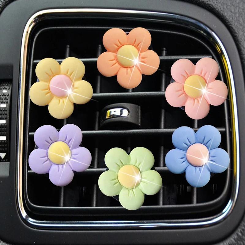 Product Introduction of bunga Baru Dekorasi Mobil Kendaraan Pusat Konsol Dekorasi & Ornamen Lucu Penyembuhan Seri Segar Bergetar Kepala Dekorasi Bunga Car 9