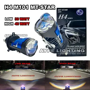 MT-STAR Lampu Utama Mini Biled H4 M101 Terbaru Flat Cut off Laser High beam 46 Watt