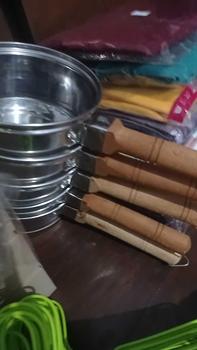 Product Review of (6pcs) PANCI SUSU STENLIS GAGANG KAYU/ panci rebus mie from A**7 0