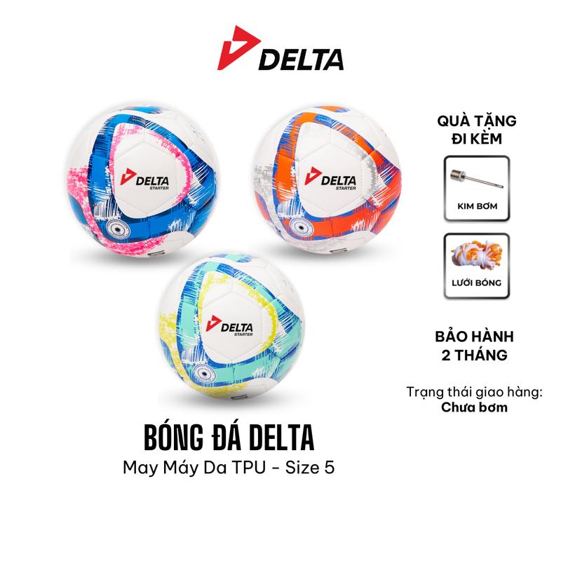 Bóng Đá DELTA CAMPO 5M Size 5 May Máy FIFA Basic Da TPU Mềm Sân 7 11 Cỏ Nhân…