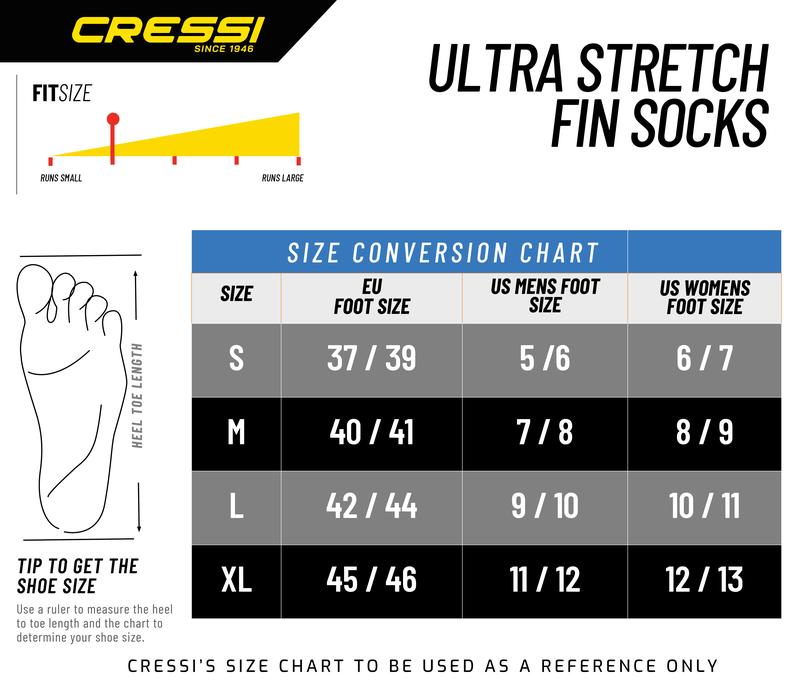 Product Introduction of CRESSI Ultra Stretch Socks Neoprene Diving Socks 1.5 mm 8