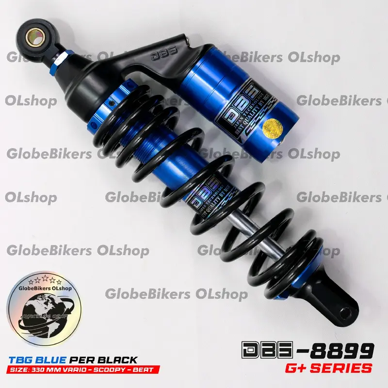 Shock DBS GPLUS-8899 Matic Mio Beat Scoopy Vario FI Vario 125/150 Xeon Genio Stylo Fazzio Mio J Mio M3 Soul GT Skok Belakang Harga Grosir Termurah - Gold, Motorcycle 8