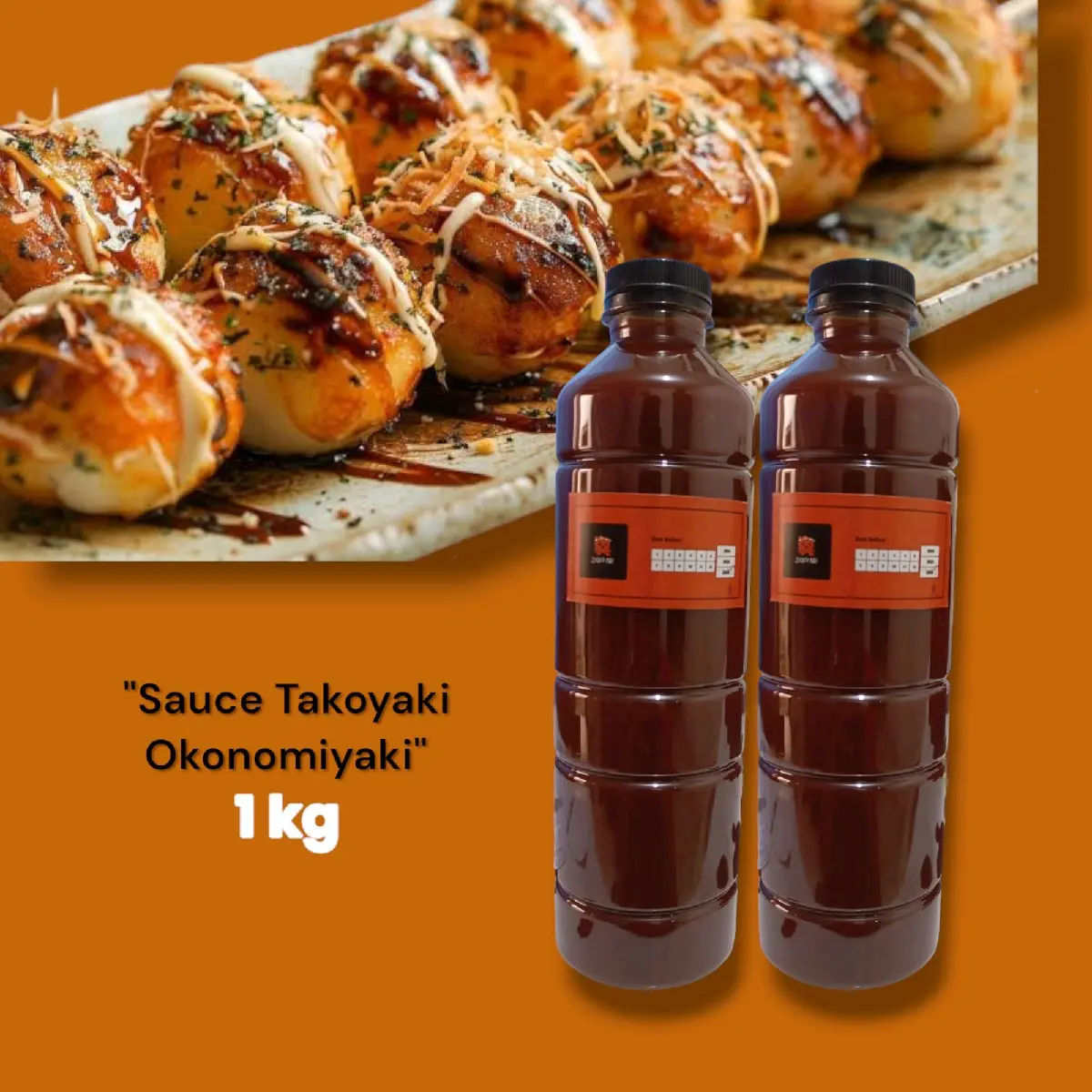 saus takoyaki okonomiyaki Halal - 1kg Sauce Saos Instan
