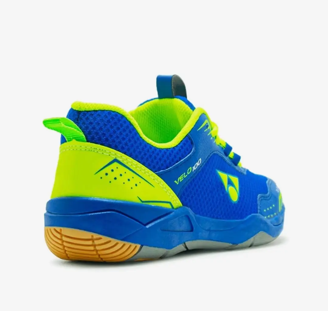 SEPATU BADMINTON MAVIC YNK-VELO 100 HIJAU NAVY KARET LENTUR BERDECIT