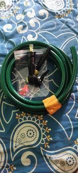 Product Review of PAKET KEPALA JET SPRAY SEMPROTAN SELANG AIR HIJAU ANTI LUMUT 5 METER 1 ROL ALAT CUCI MOTOR MOBIL COD from K**7 2