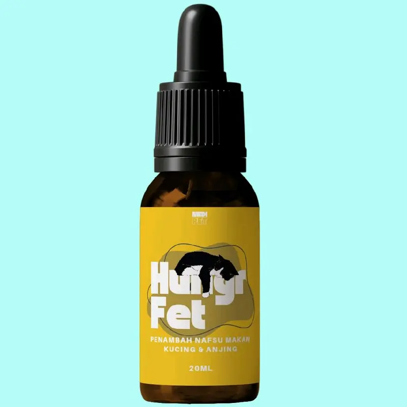 Vitamin Penambah Nafsu Makan Kucing , Anjing dan sejenisnya - BVET HUNGRFET 20ML 2