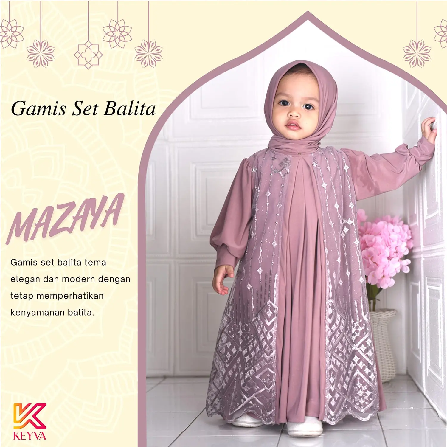 Mazaya Gamis Balita Set Keyva