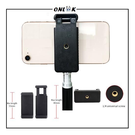 Clamp U Holder U Tarik Holder Untuk Tongsis Tripod Monopod Universal Phone Bracket - ONLOOK 0