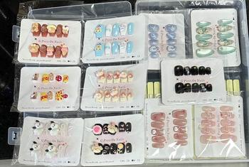 Product Review of [N-6.8] Exquisite 2024 Pure Hand- Wearable Nail Art Fake Nail Sheet Removable Finished Phototherapy Armor Press On Nail IF you buy more ,surprise more! from O**啦 0