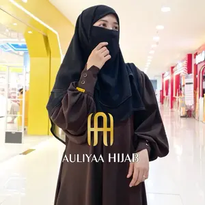 Abaya Adelina anti UV abaya lebaran abaya umroh haji UPF 50+ (Hanya Abaya)