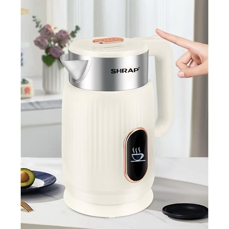 ￼Ấm Siêu Tốc Mẫu Mới SHRAP SH-86 Dung Tích 2L Có 2 Lớp Cách Nhiệt