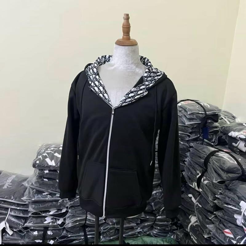 Áo khoác nỉ mũ lót(d.o ) đen chất nỉ tàu dành cho nam nữ from unisex 1