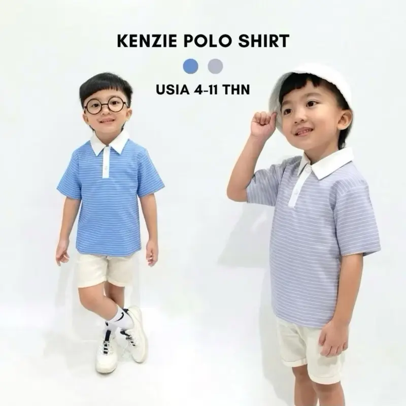 Owen - Baju Kaos Kemeja Fashion Lengan Pendek Anak Laki laki
