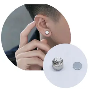 ANTING MAGNET TITANIUM MUTIAR4 PRIA DAN WANITA ANTI KARAT Earrings Mutiara