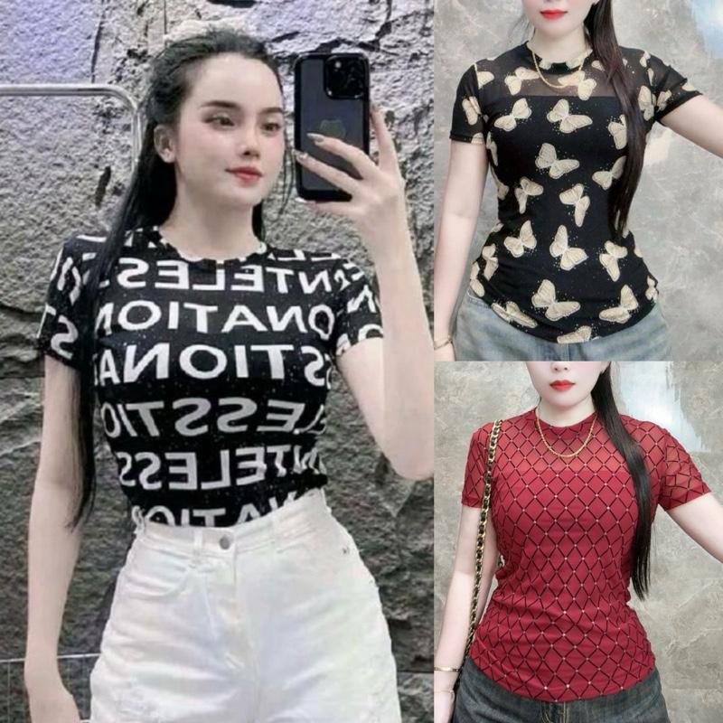 197_ Áo thun lưới FOM ÔM hai lớp mềm mát