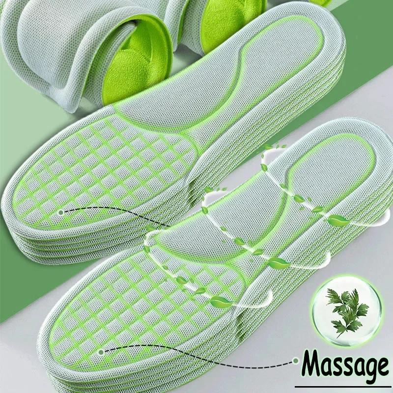 Product Introduction of 1 Pair Memory Foam Insoles Men Women Nano Deodorization Insole Sweat Absorption Sports Running Insoles 14