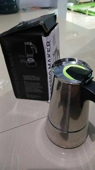 Product Review of Alat Mesin Teko Pembuat Kopi Espresso Instant Mokapot Cangkir Coffee Stainless Steel from B**g 0