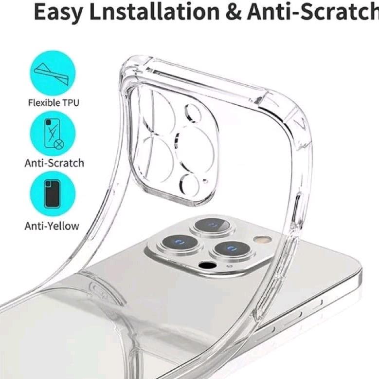 Softcase Casing Sam M23 5G Casing Silikon Clear Bening Transparan Bahan Full karet Cover 2