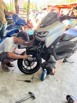 Product Review of Cover Radiator Yamaha Nmax new,  Aerox new,  Nmax NEO , Lexi 155  Penutup Radiator Exie Art from K**️ 0