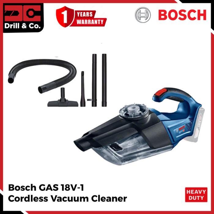 Gambar Bosch GAS 18V-1 Cordless Vacuum Cleaner / Penyedot Debu Baterai (Unit Only) dari Drill&Co Kota Administrasi Jakarta Barat Tokopedia