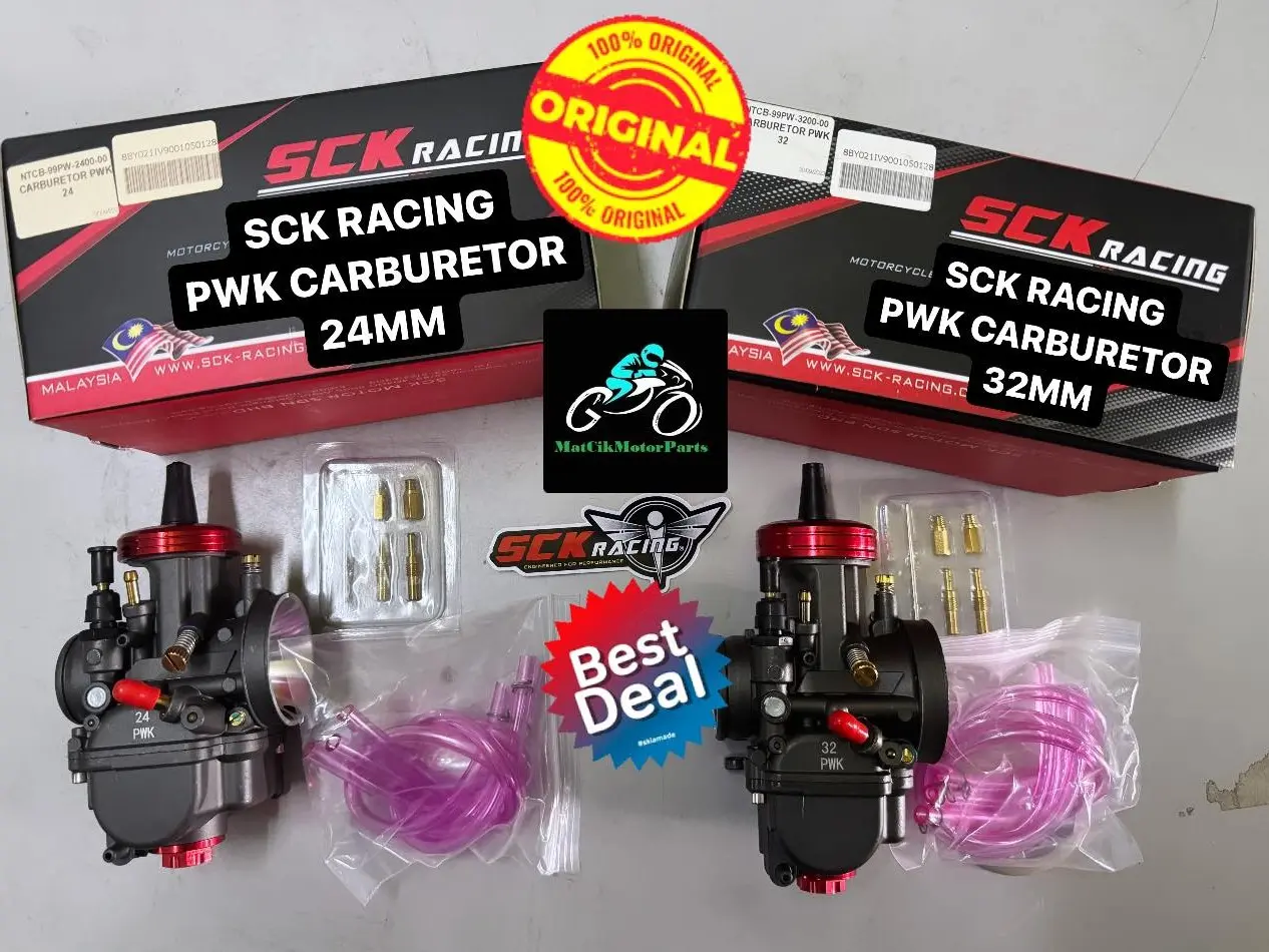 SCK RACING PWK POWERJET CARBURETOR 24MM/28MM/30MM/32MM/34MM PWK POWER JET BULL FIRE HIGH PERFORMANCE KEIHIN RACING CARBURETOR