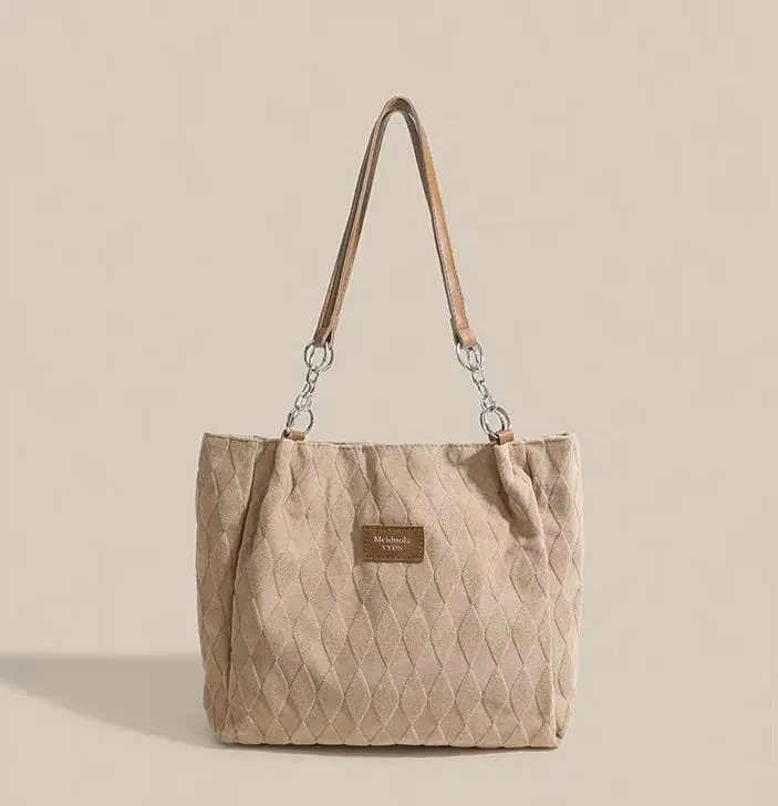 Bine 6134 Tas Tote Bag Wanita Import Fashion Tote Bag Kekinian Viral Black/Khaki/Beige