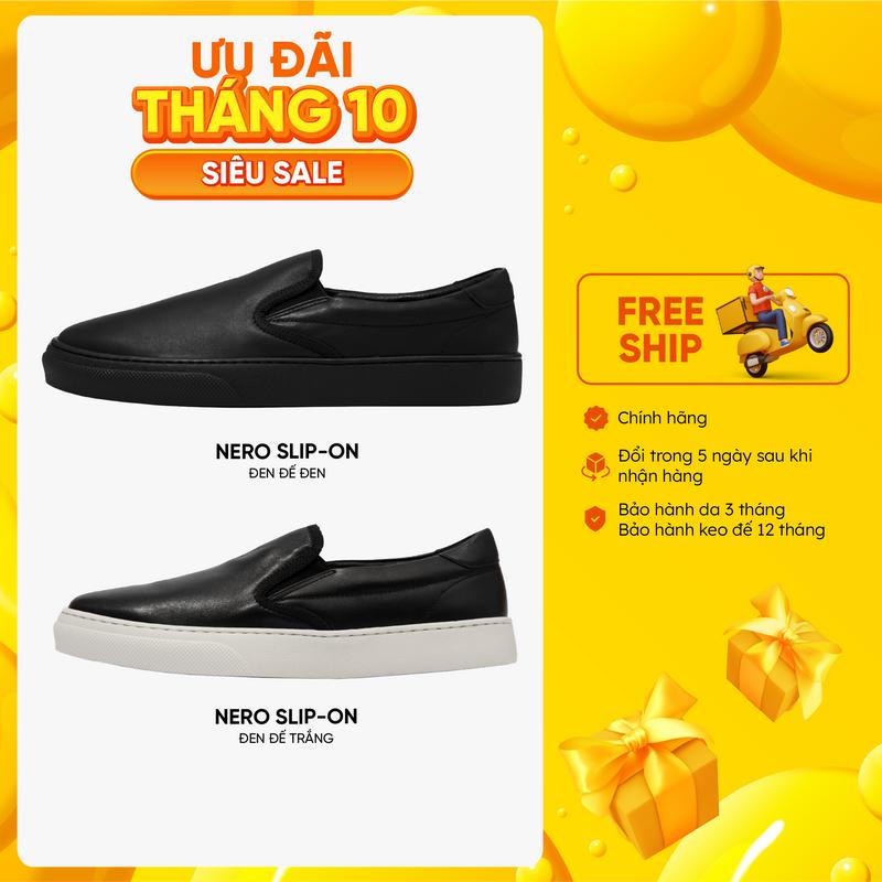 Giày Lười Nam Bentoni Nero SlipOn Da Bò Thật Cao Cấp, Mềm Mại,  Lịch Lãm, Dễ Phối Đồ – Đế Cao Su Êm Ái, Chống Trơn, Bền Đẹp, Phù Hợp Đi Làm, Đi Chơi