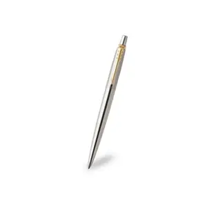 Parker Jotter Stainless Steel Gold Trim Ballpoint - Tanpa Grafir
