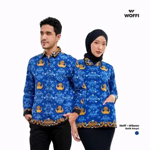 KORPRI NASIONAL 2025 Seragam Asn Terbaru Kerah Hitam Lapis Furing Katun