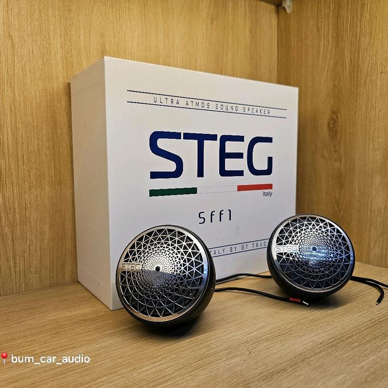 1 bộ loa ô tô midrange Steg để taplo hoặc đổ cột đều đẹp và hay nhe~4ohm/25wrms có nhận thi công